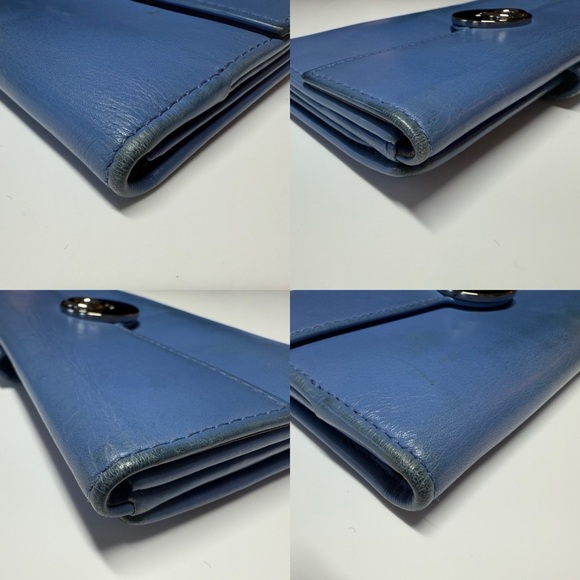 Gucci Blue Leather Wallet with Silver Hardware - Picture 12 of 12